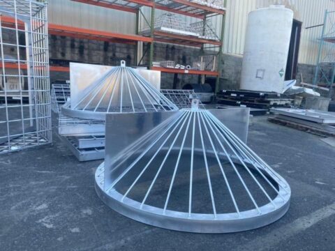 Spillway Riser Trash Rack Round Trash Racks For A Spillway - Bame Welding