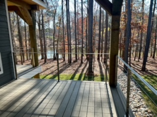 Deck & Interior Railing For Lake House