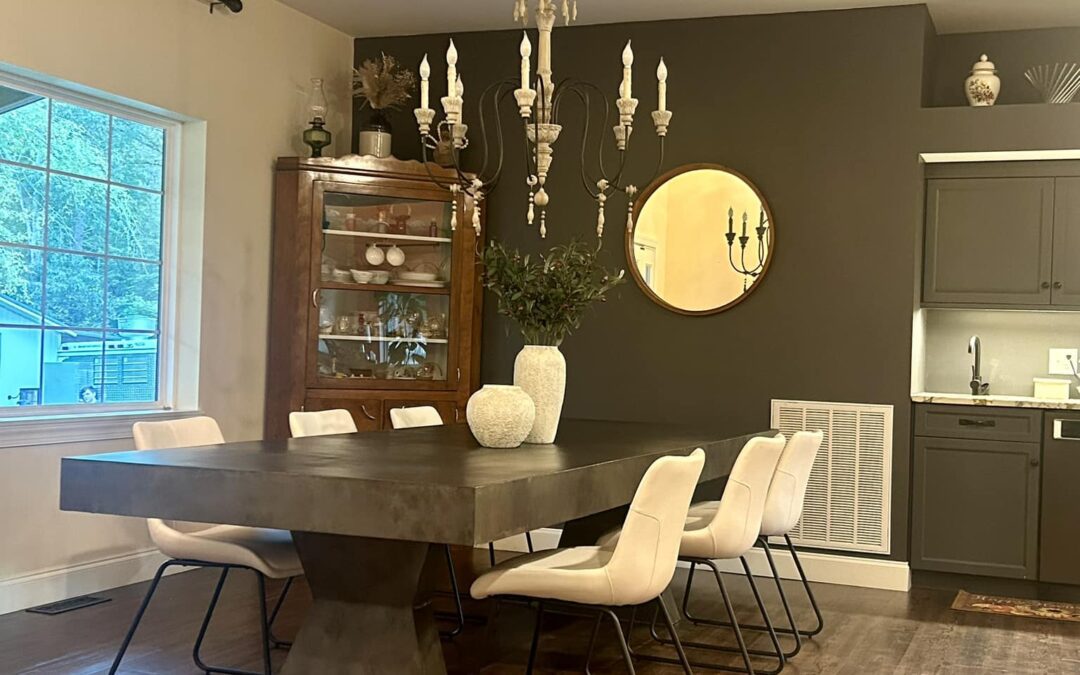 Custom Modern Dining Room Table & Chairs Fabrication